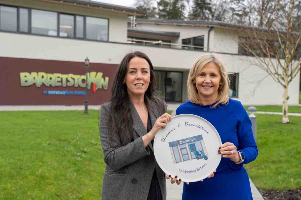 Managing Director for Domino’s Ireland, Annelie McCaffrey & Chief Executive Officer of Barretstown, Dee Ahearn